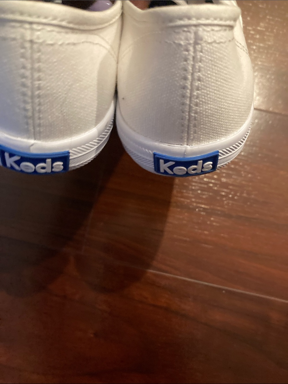 Keds White Canvas Low-Top Sneakers. Size:6 - Picture 5 of 5